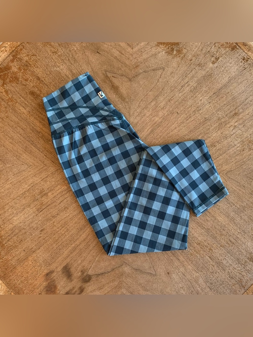BuffBunny Teal Check Legacy Leggings